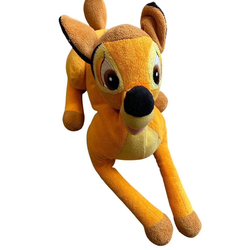Bambi Disney Beanbag Weighted Plush -‎ 9" Nose to Tush, Stuffed Animal, Deer